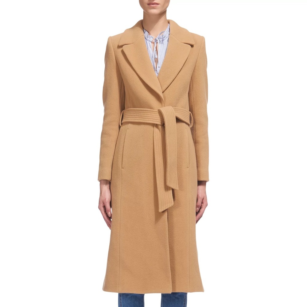 ❌SOLD❌ WHISTLES Camel Wool coat